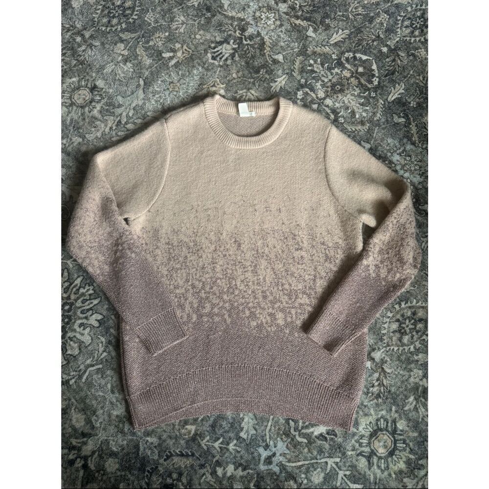 H&M Light Pink Knit Crewneck Sweater